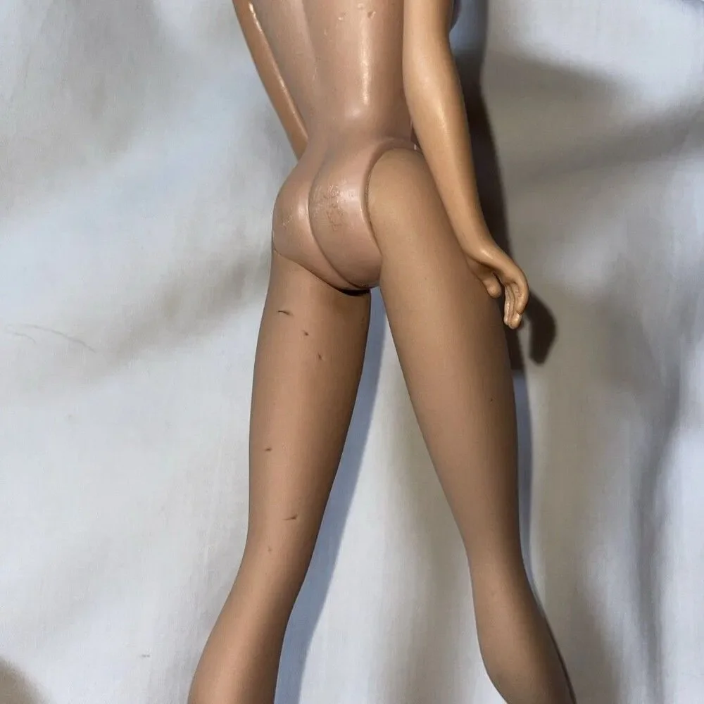 VTG Redhead Titian Early Bubblecut Barbie Only Body Small Knob Lucy Dot Sheath